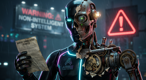 Fake AI Agent Washing Concept