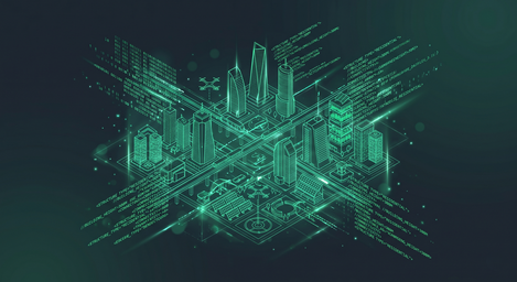 Conceptual representation of Claude Opus 4.7 breaking through data